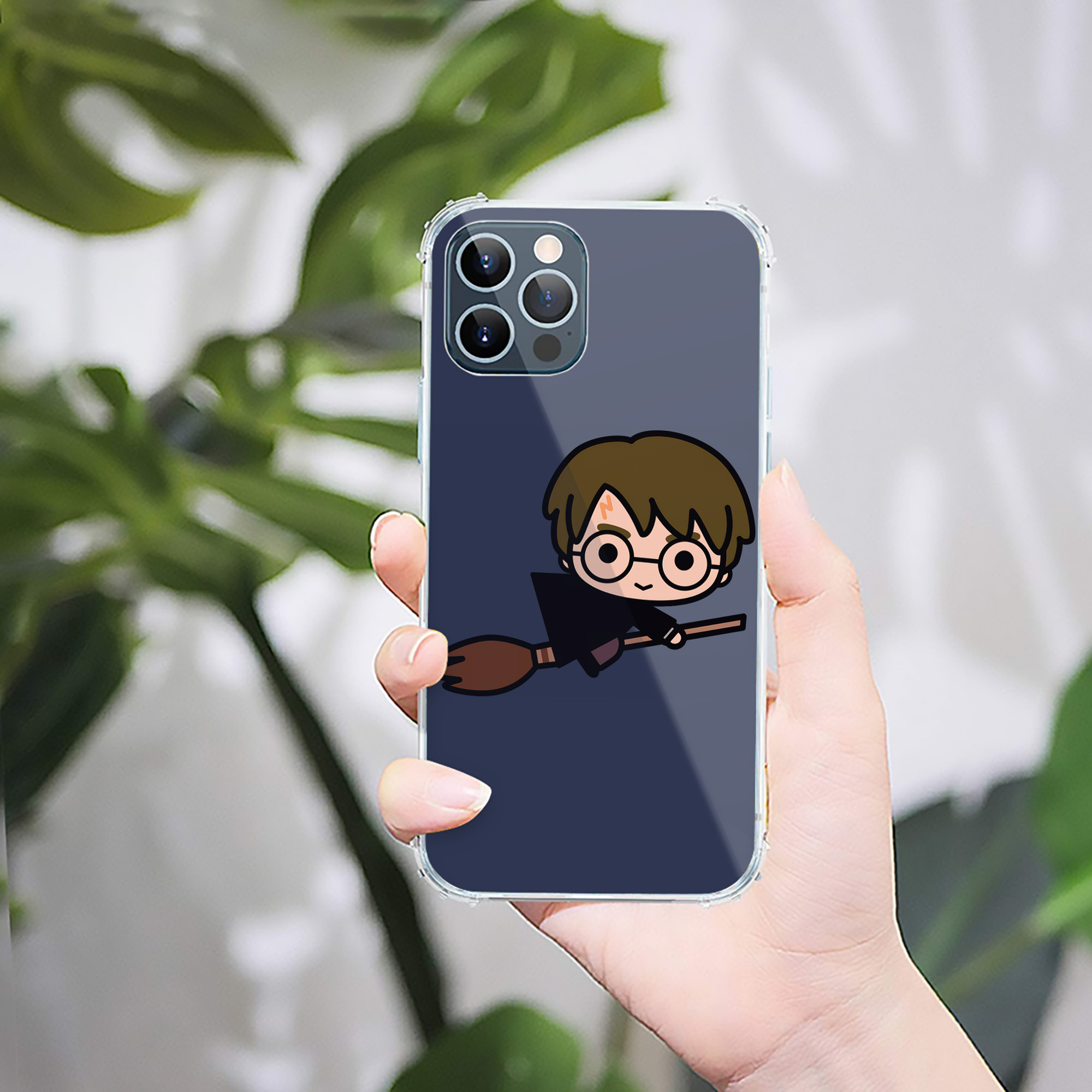 （画像用） Harry Potter ハリー・ポッターシリーズ 【iPhone 12シリーズ対応】透明スマホケース（クリアソフトケース）